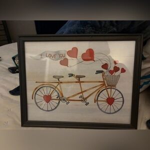 Heartfelt Bicycle Wall Art Decor